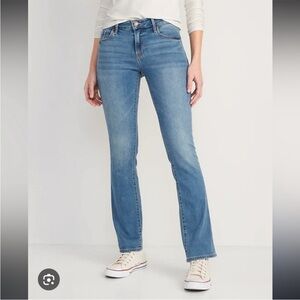 Old Navy Mid Rise Kicker Bootcut Jeans